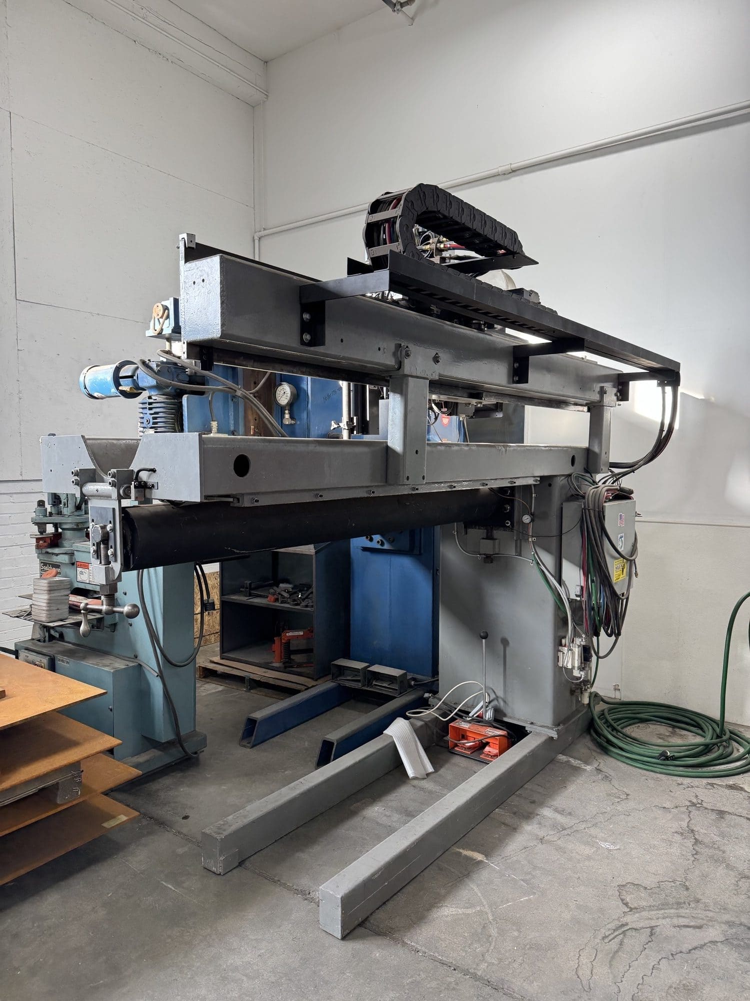 72" Pandjiris 72E6-48 Seam Welder, 1970 - Rebuilt, Jetline 9700W Control - Image 3