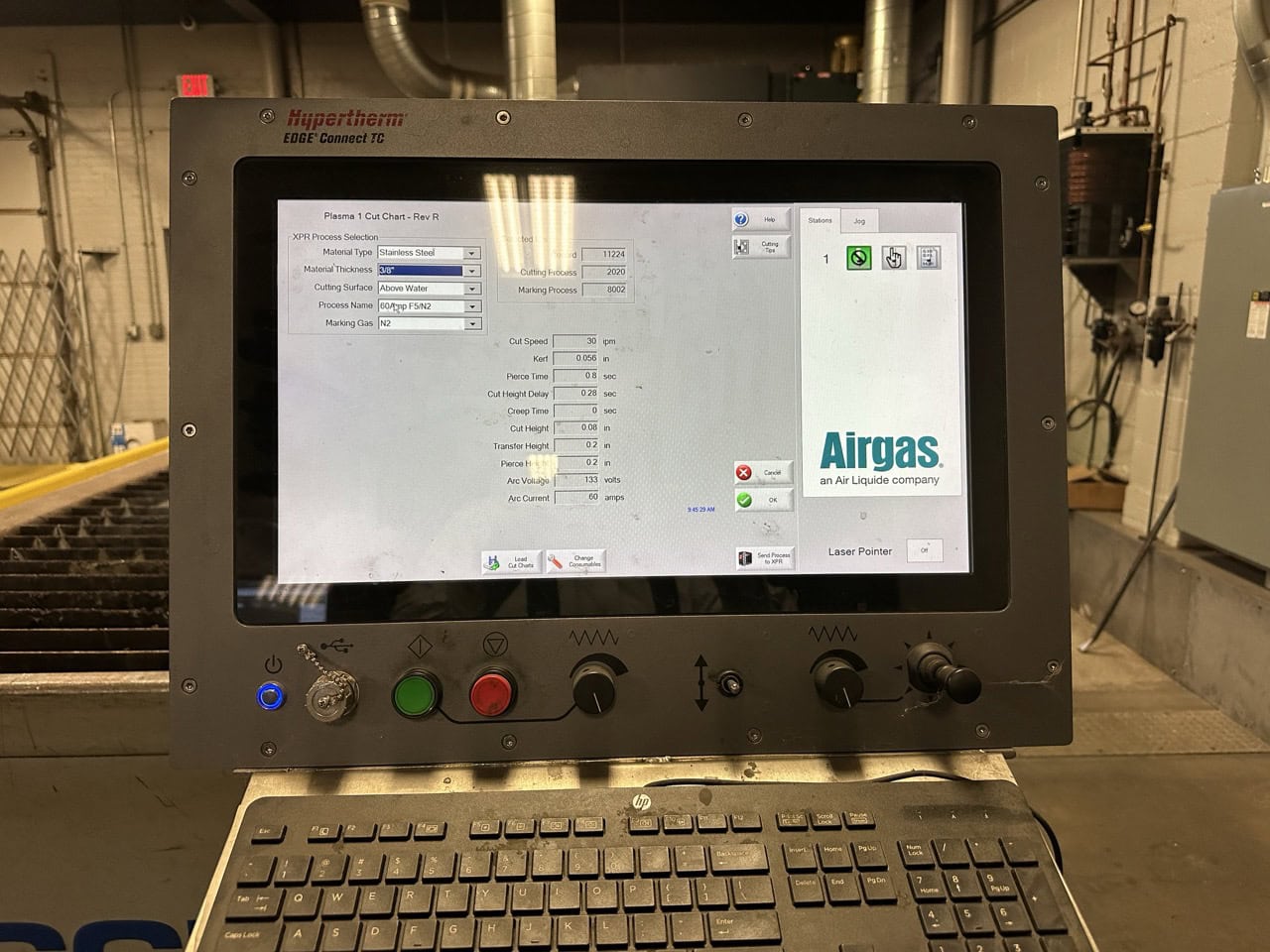 5' x 10' AKS Accu-Kut CNC Hypertherm XPR 300 Plasma Table, 2010 - Rebuilt in 2018, Dust Collector - Image 13