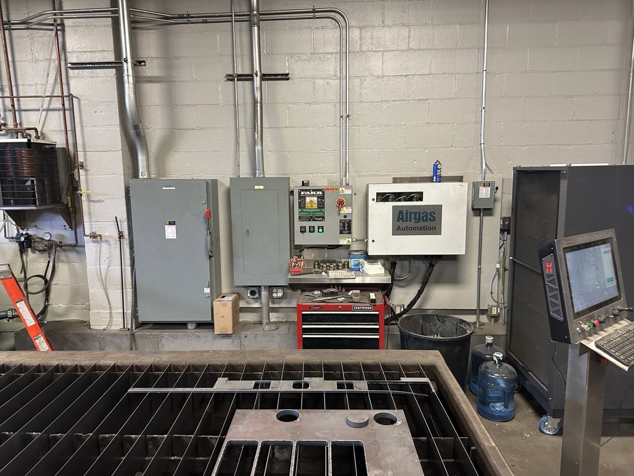 5' x 10' AKS Accu-Kut CNC Hypertherm XPR 300 Plasma Table, 2010 - Rebuilt in 2018, Dust Collector - Image 14