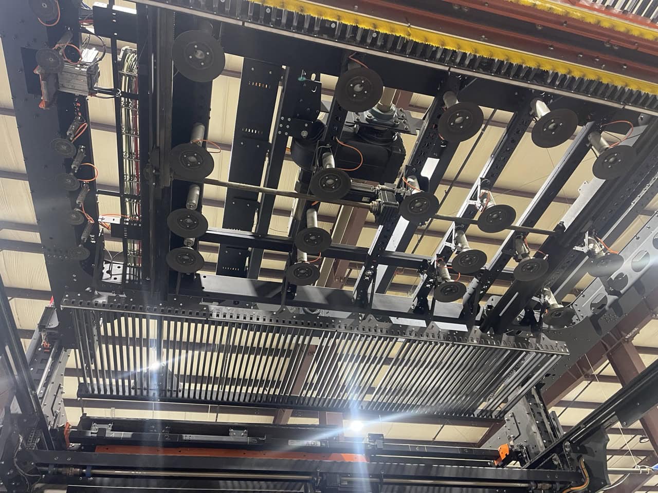 7000 Watt Mazak Optiplex 4220 NEO Fiber Laser, 2024 - Lucas 4220 Ez Compact 8-Shelf Stocker and Scheduler Automation System, Liberty High Performance Air System, Gold Series X-Flo Industrial Dust Collector - Image 5