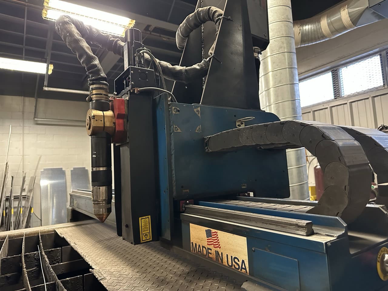 5' x 10' AKS Accu-Kut CNC Hypertherm XPR 300 Plasma Table, 2010 - Rebuilt in 2018, Dust Collector - Image 16