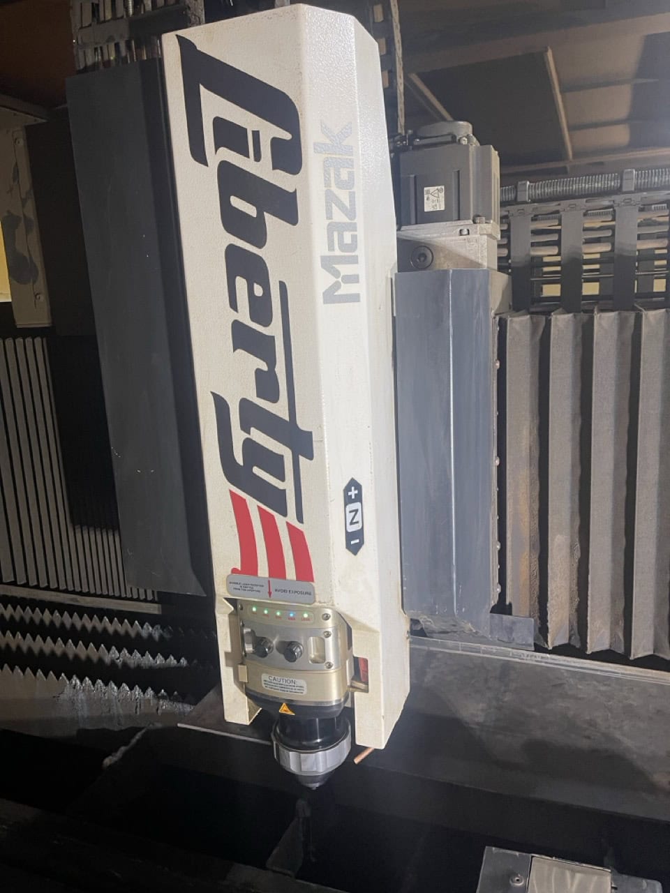 7000 Watt Mazak Optiplex 4220 NEO Fiber Laser, 2024 - Lucas 4220 Ez Compact 8-Shelf Stocker and Scheduler Automation System, Liberty High Performance Air System, Gold Series X-Flo Industrial Dust Collector - Image 7