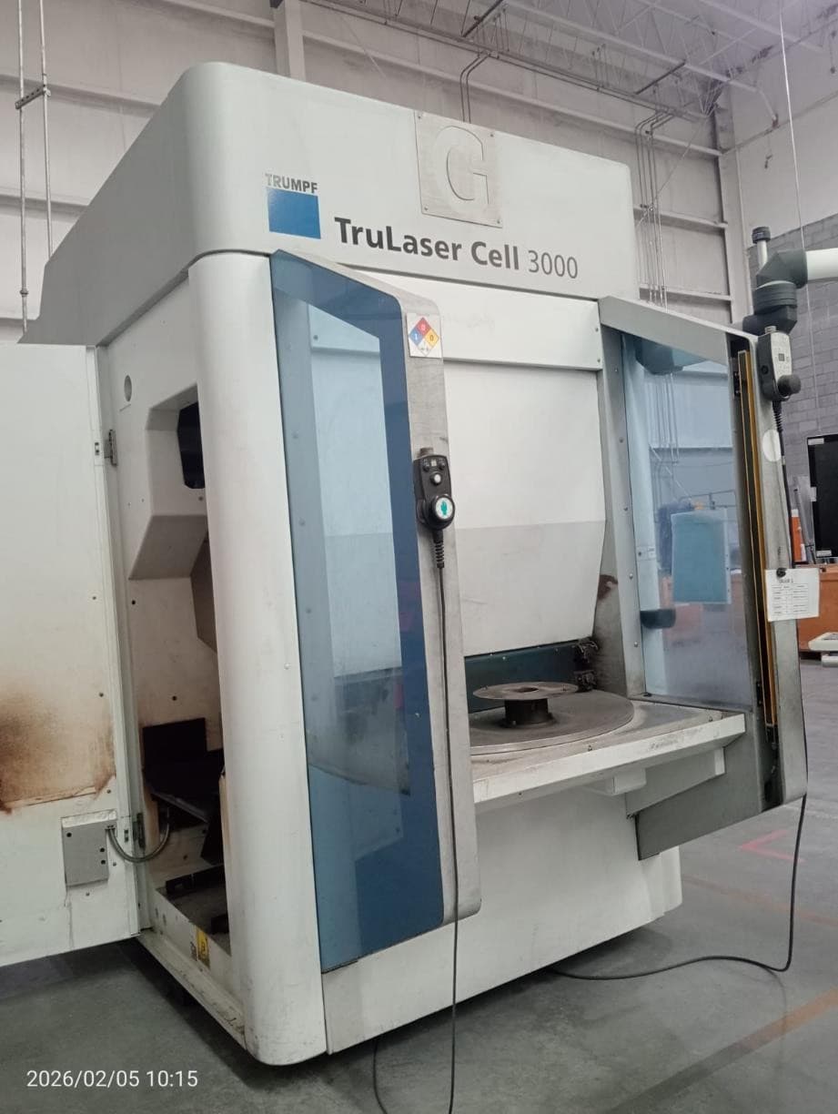 2000 Watt Trumpf TruLaser Cell 3000 3D Fiber Laser, 2017 - Rotary Table, 5-Axis, Dust Collector, 1 of 2 - Image 10