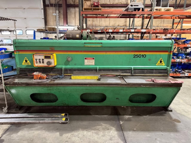 1/4" x 10' Accurshear 625010 Shear, 1989
