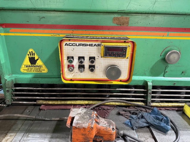 1/4" x 10' Accurshear 625010 Shear, 1989 - Image 2