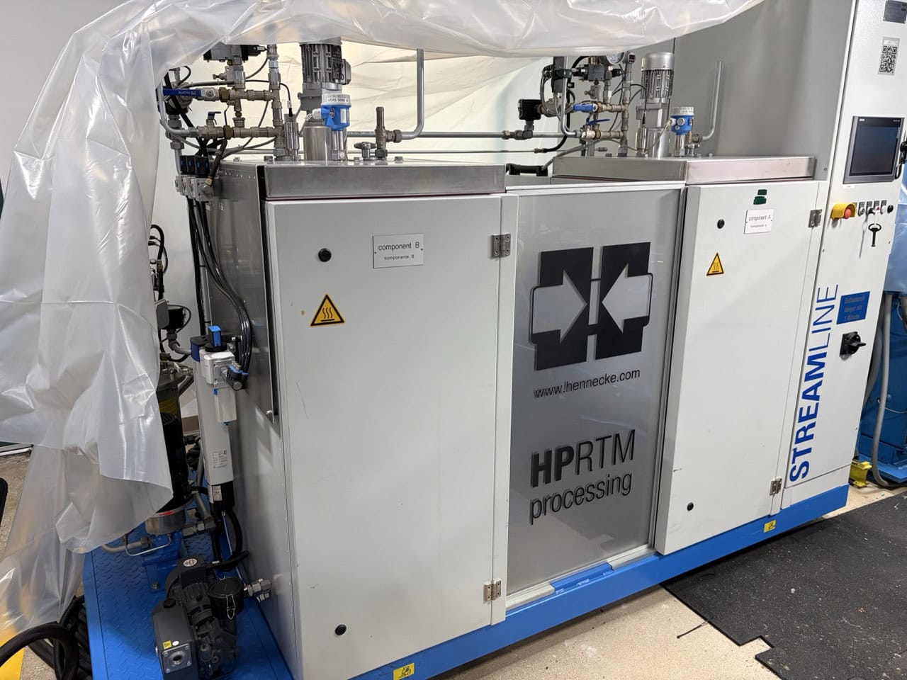 Hennecke HP‑RTM High‑Pressure Polyurethane Metering Machine Streamline, 2016 – Low hours, MN 10-RTM Mixing Head - Image 6