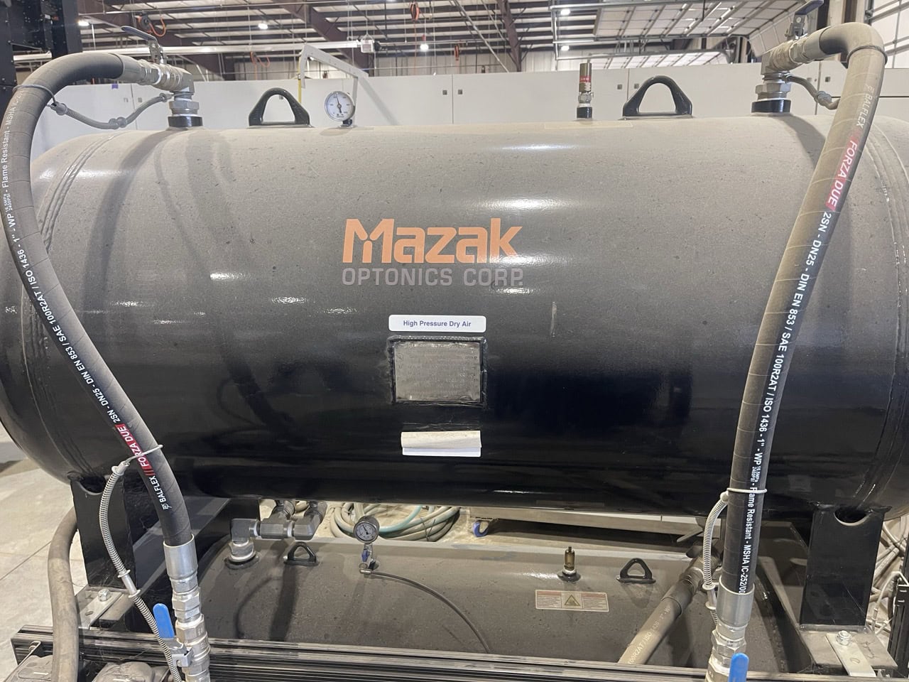 7000 Watt Mazak Optiplex 4220 NEO Fiber Laser, 2024 - Lucas 4220 Ez Compact 8-Shelf Stocker and Scheduler Automation System, Liberty High Performance Air System, Gold Series X-Flo Industrial Dust Collector - Image 22