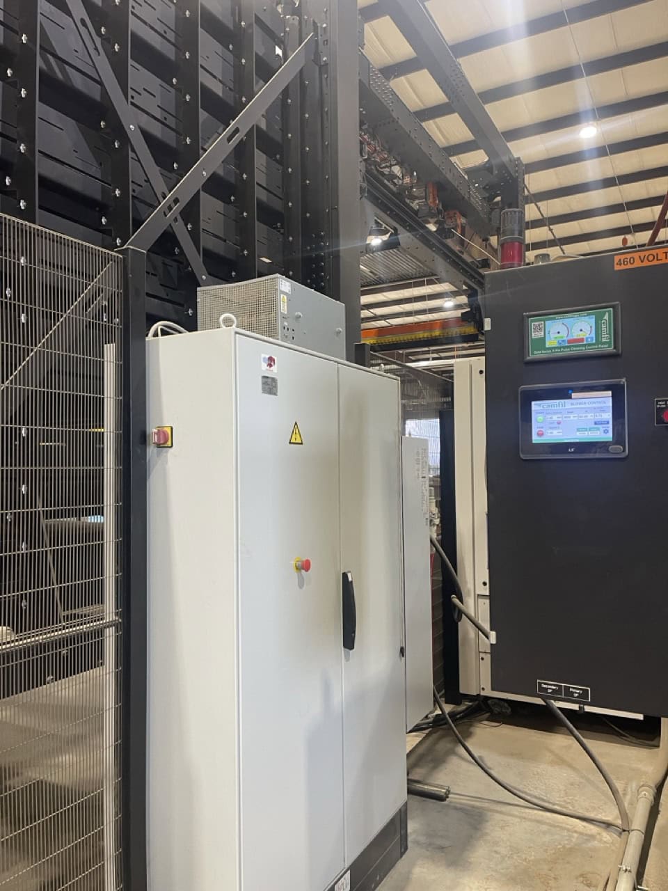 7000 Watt Mazak Optiplex 4220 NEO Fiber Laser, 2024 - Lucas 4220 Ez Compact 8-Shelf Stocker and Scheduler Automation System, Liberty High Performance Air System, Gold Series X-Flo Industrial Dust Collector - Image 28