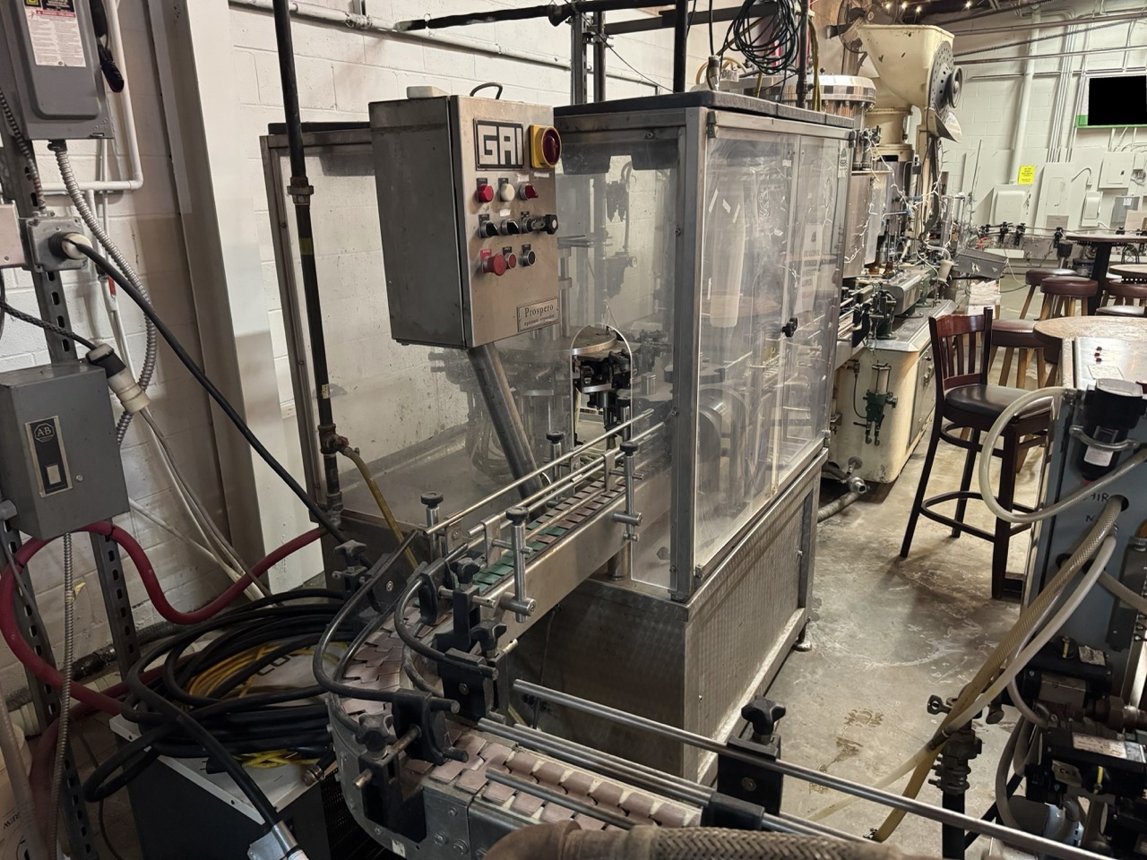 Enzinger Bottle Filling Line, 1989 - Capper, Rinser, Labeler, Box Taper, More - Image 24