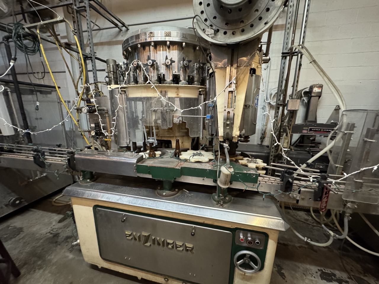 Enzinger Bottle Filling Line, 1989 - Capper, Rinser, Labeler, Box Taper, More - Image 31