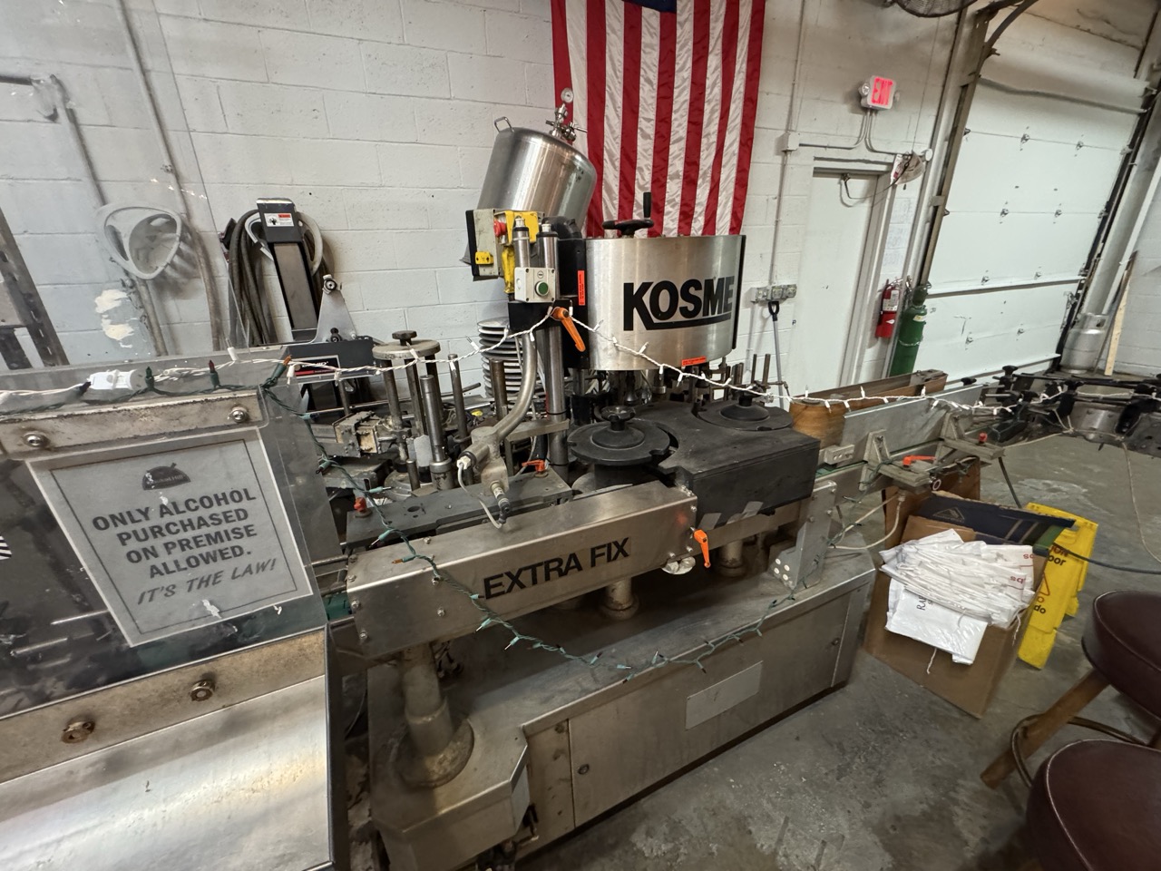 Enzinger Bottle Filling Line, 1989 - Capper, Rinser, Labeler, Box Taper, More - Image 36