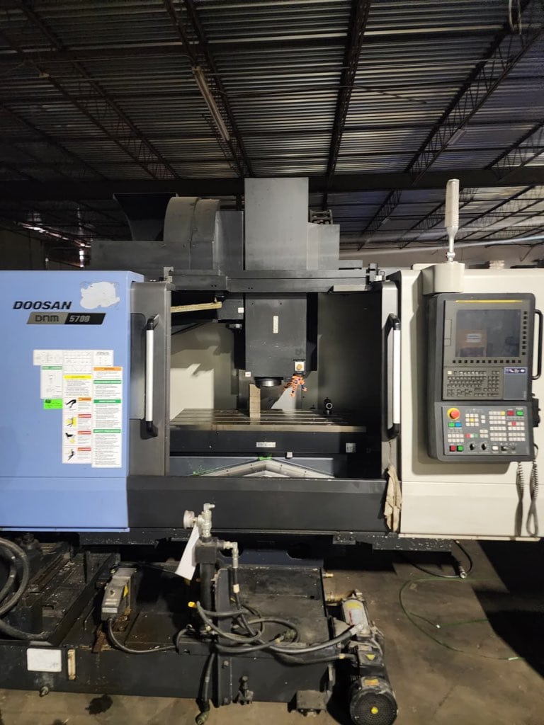 Doosan DNM 5700 CNC Vertical Machining Center; 2021 – 12K RPM, Fanuc Control, 30 ATC - Image 3