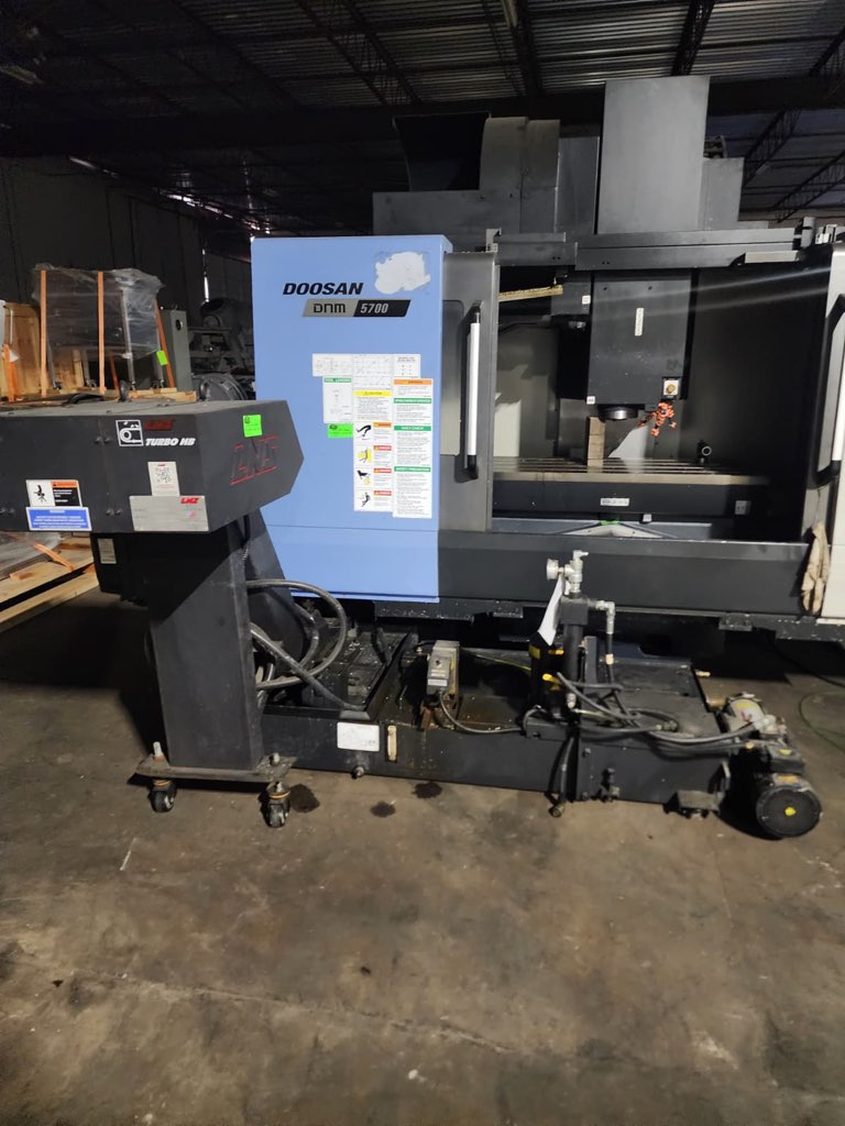 Doosan DNM 5700 CNC Vertical Machining Center; 2021 – 12K RPM, Fanuc Control, 30 ATC - Image 4