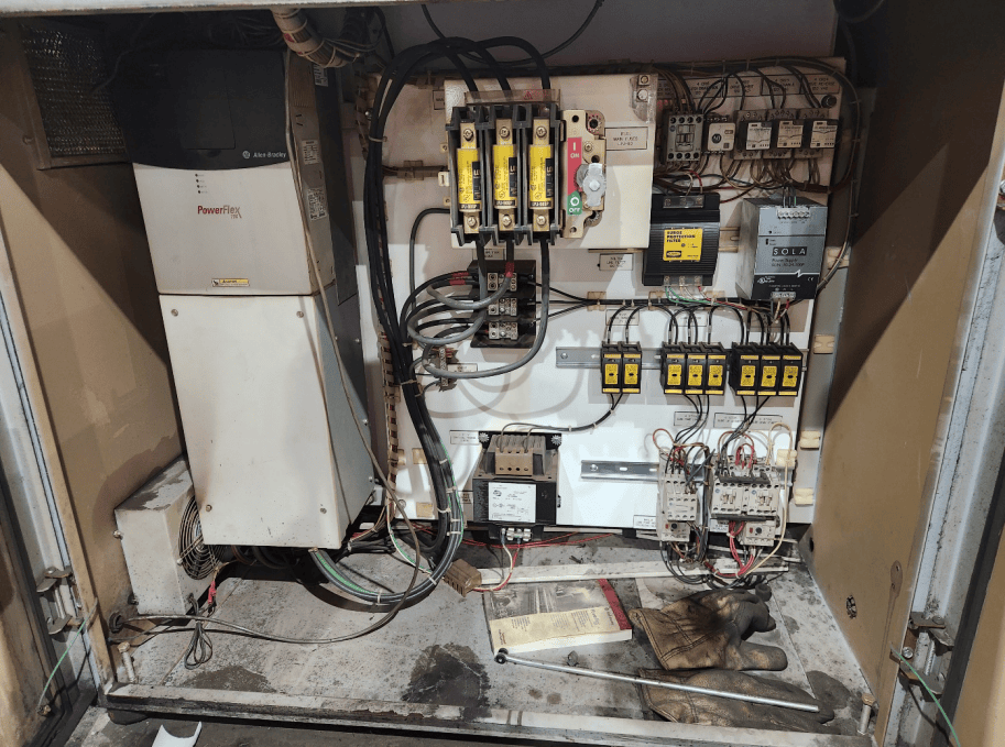 450 Ton BLOW Straight Side Unitized Frame Eccentric Geared Gib Guided Mechanical Press, 2007 - Image 3