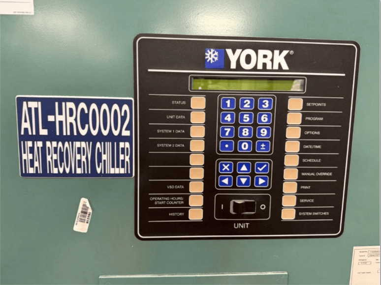 250 Ton York Heat Recovery Screw Chiller Model YVWAMBM3EE, 2025 - Unused - Image 3