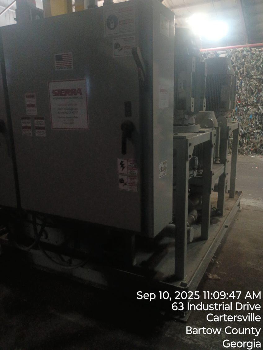 2022 Sierra REB-2 150 Two-Ram Baler — 150 HP, 254-Ton Force, 45" x 31" x 62" Bale - High-Volume Recycling Baler - Image 8