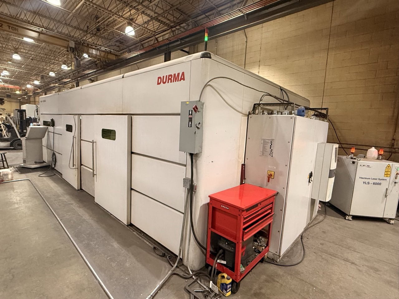 6000 Watt Durma 6020 HD-F Fiber Laser, 2015 - 6.5' x 20' Table - Image 5