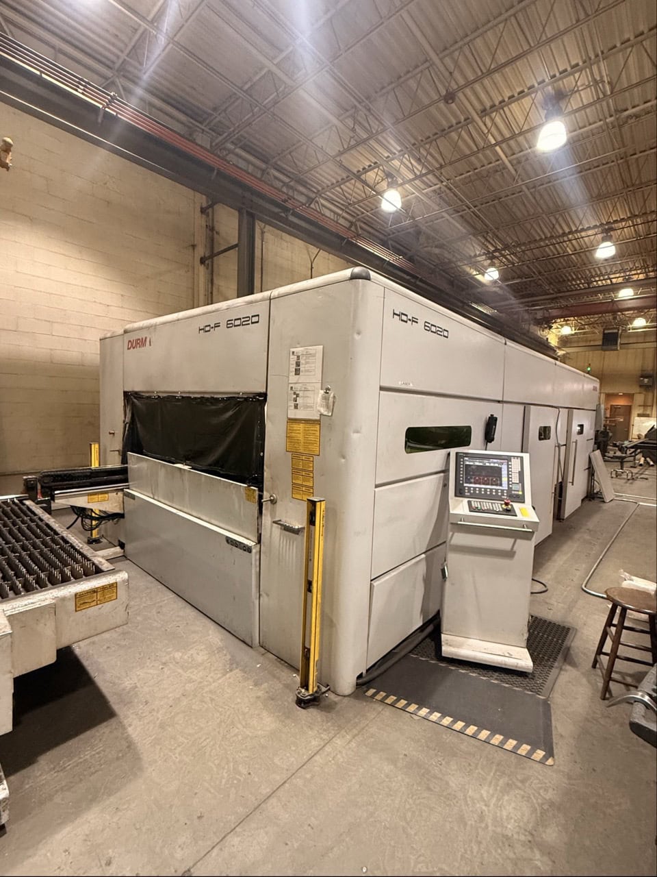 6000 Watt Durma 6020 HD-F Fiber Laser, 2015 - 6.5' x 20' Table - Image 7