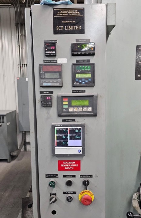 50-Ton SCP Limited Vacuum Hot Press, 2016 - Image 3