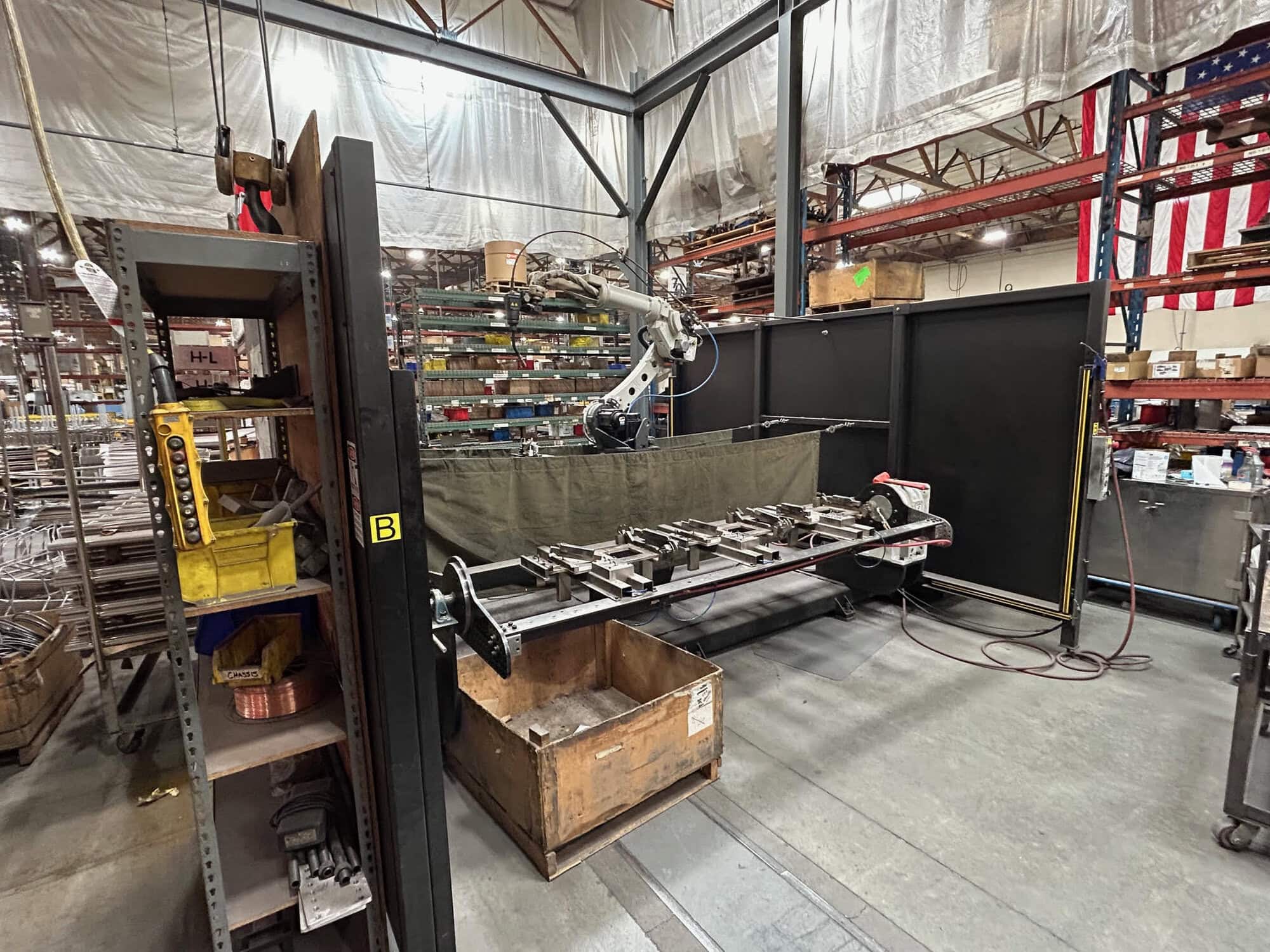Miller PerformArc PA1100SS Robotic Welding Cell, 2021