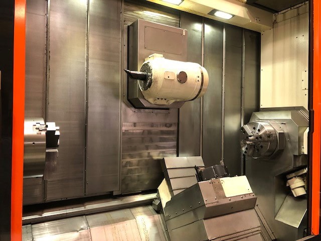 Mazak Integrex e-420H-ST, Multi Axis Lathe, 2016 - 15" Kitagawa Chucks, 5.19" Bore, Lower Turret, Chip Conveyor, Mist Collector, Through-Spindle Coolant, Renishaw Probe, 80 ATC - Image 2