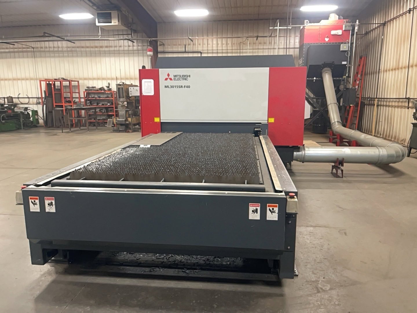 4000 Watt Mitsubishi ML3015SR-F-40-S Fiber Laser, 2020- 5' x 10' Table