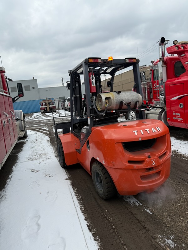 2022 Titan TG35S 7,700 LB LPG Pneumatic Forklift w/ Side Shift, 3-Stage Mast