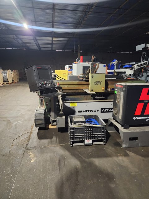 6' x 12' Whitney Advantage CNC Precision Plasma Cutting System, 2021 - Hypertherm HPR130XD