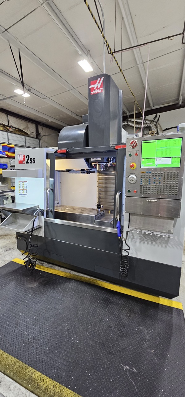 Haas VF-2SS, VMC, 2014 - Rigid Tapping, 4th Axis Ready