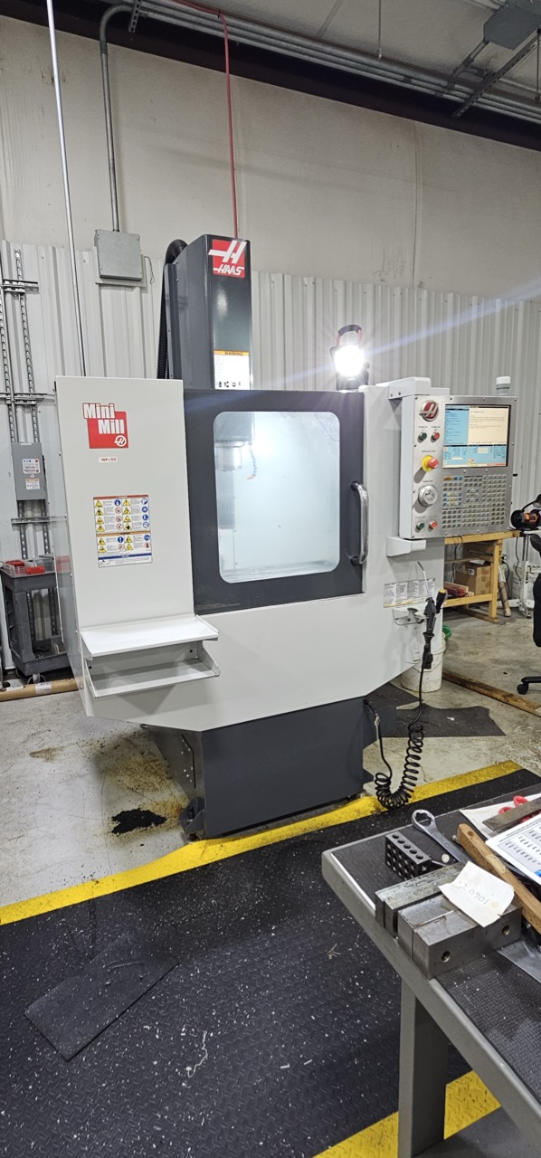 Haas Mini Mill Vertical Machining Center, 2014, 4th Axis, CT Option, High Flow Coolant Pump - Image 2