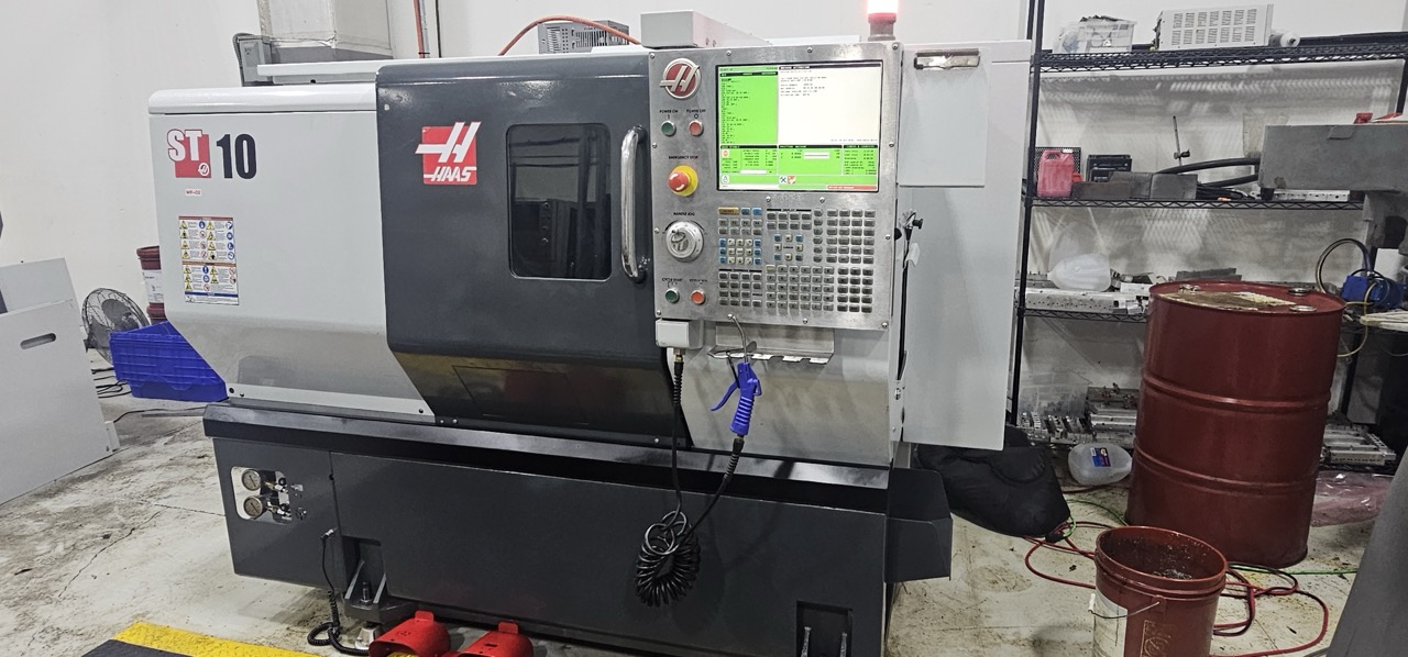 Haas ST-10, CNC Lathe, 2014 - Tailstock w/ Hydraulic Quill, Inspection Report, Very Clean