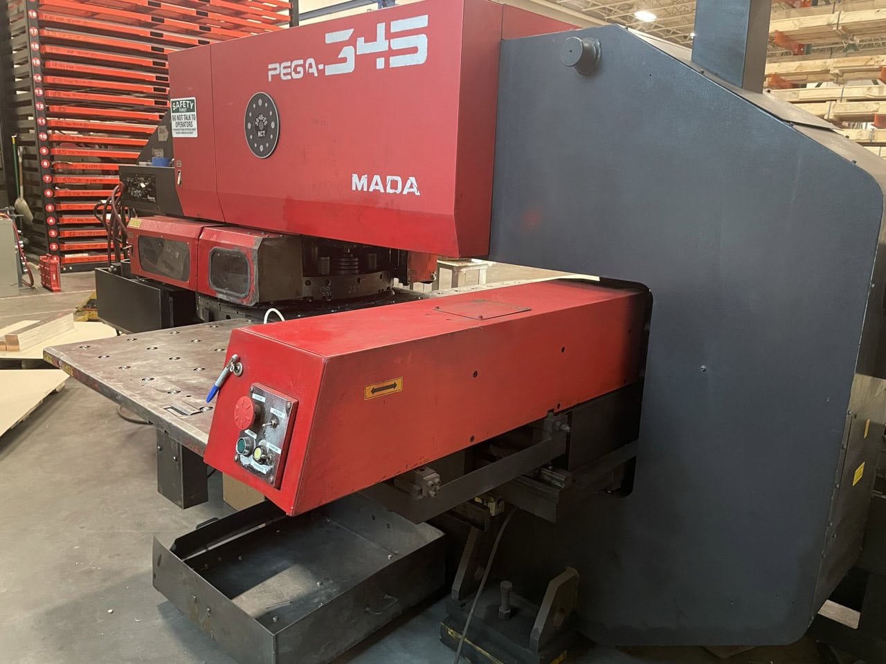 30 Ton Amada Pega 304050Q Turret Punch Press, 1989 - 56 Station, 40"x100" Sheet, Tooling Included