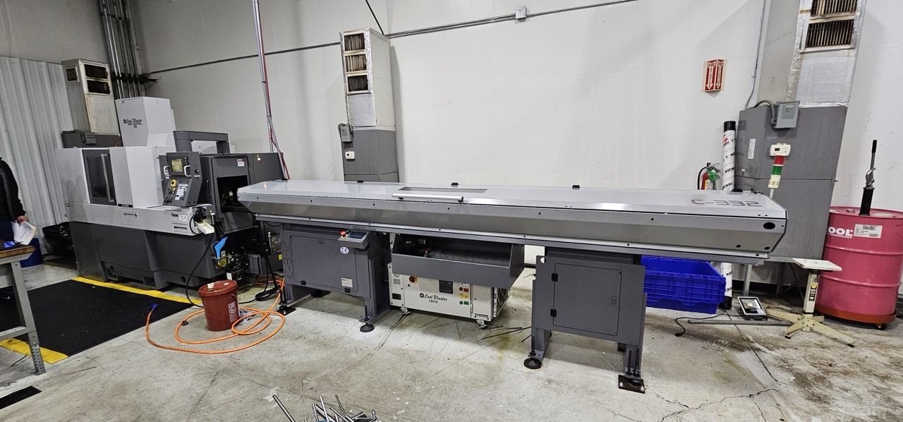 Citizen Model A32-2M7P, 7 Axis Swiss Style Lathe, 2015 - Edge C-332 Bar Feeder, CB 510 Mist Control