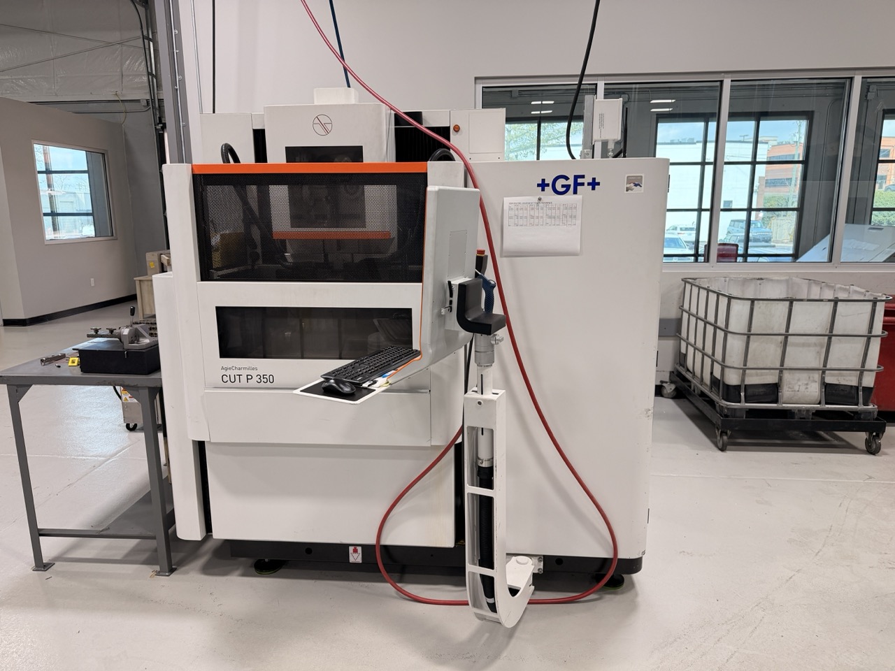 Agie Charmilles Cut P 350 Wire EDM, 2021 - 60Hz, Big Spool, Chopper, Chiller