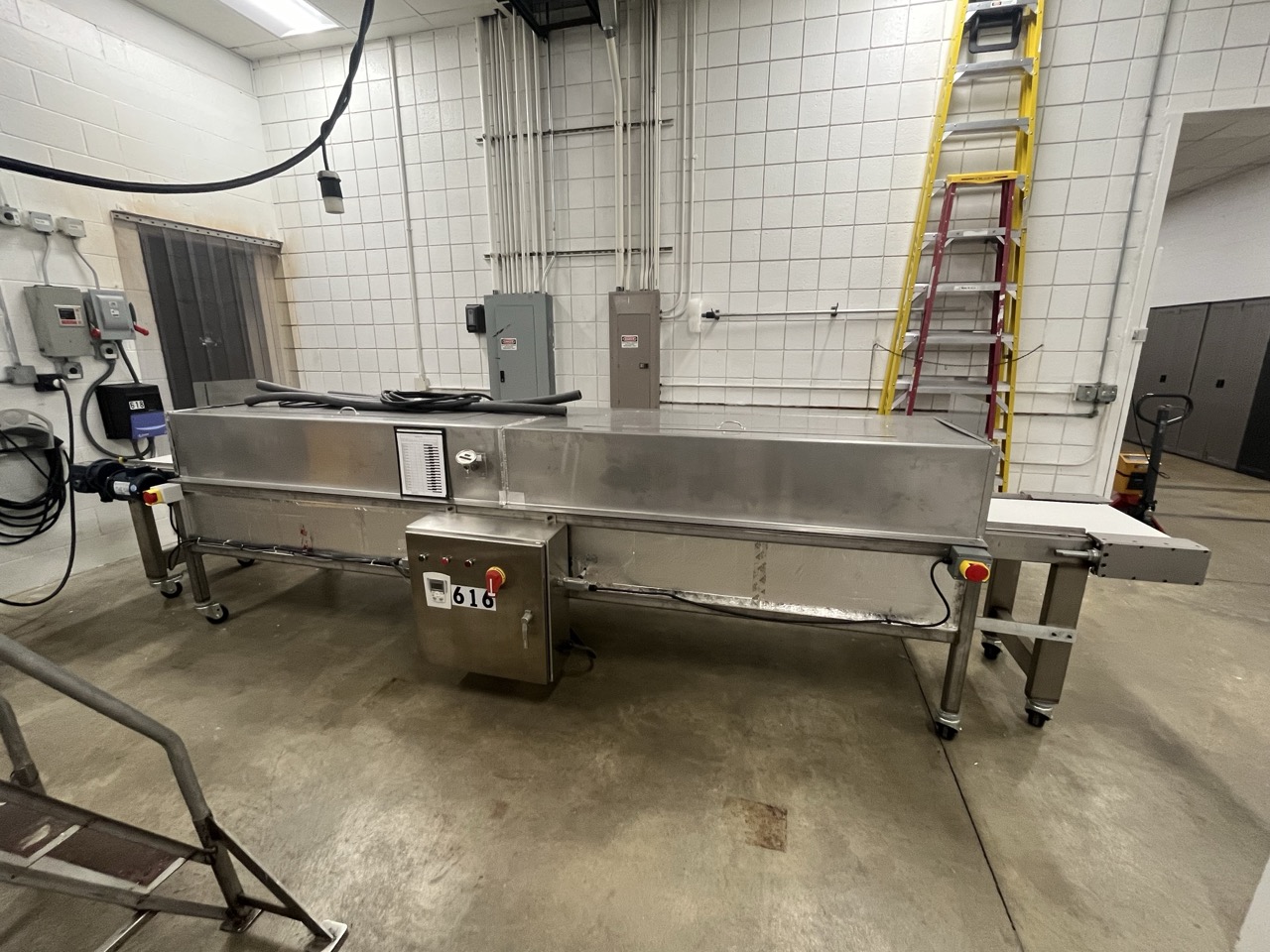 16' x 16" Monark Equipment Technologies Conveyorized Cooling Tunnel, 2021 - 12' Cooling Chamber