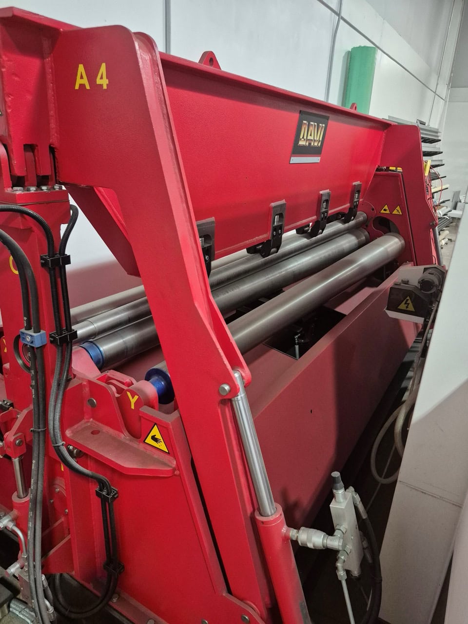 .71" Davi MCB-TRSB-CON 2518/RR 4-Plate CNC Plate Roll, 2018