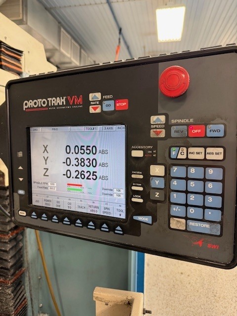 Trak DPM V5 3-Axis CNC Mill, 2005 - 50" X 12", Prototrak VM Control, USB, Coolant - Image 10
