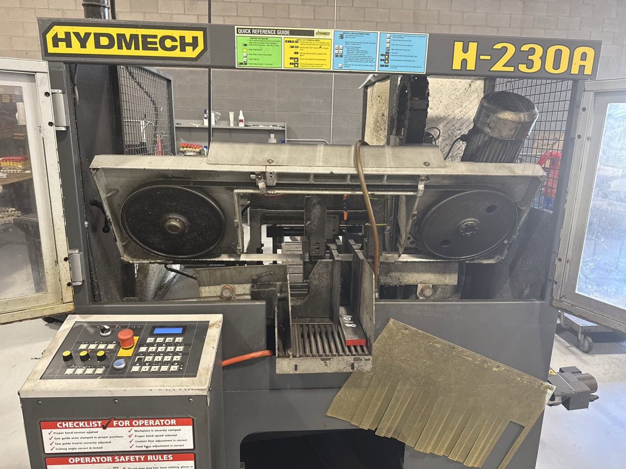 Hydmech H-230A 9"x9" Horizontal Band Saw, 2013 - Image 2