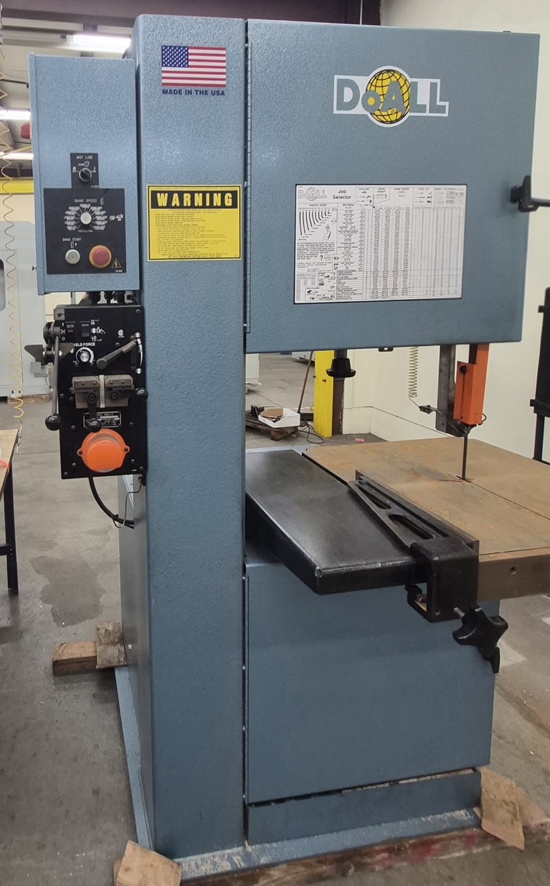 26” x 13” DOALL 2613-v3 VERTICAL BAND SAW-2016 - Image 2