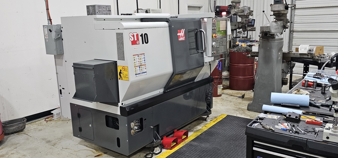 Haas ST-10, CNC Lathe, 2014 - Tailstock w/ Hydraulic Quill, Inspection Report, Very Clean - Image 2