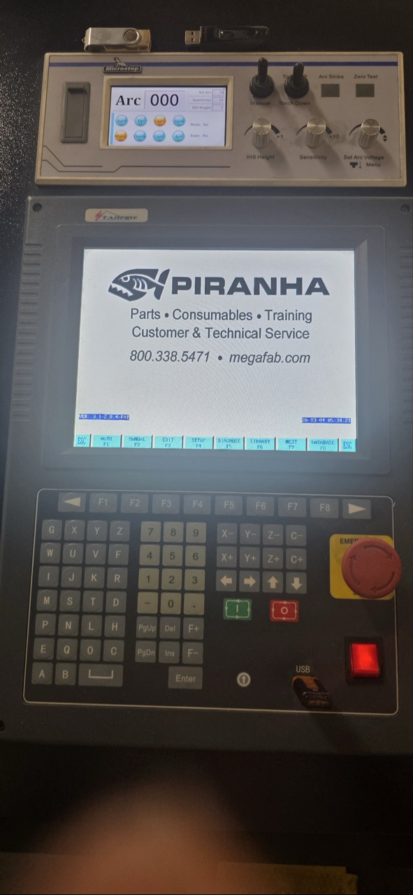 4' x 8' Piranha C408 CNC Plasma, 2020 - Hypertherm Powermax85, 85 Amps - Image 2