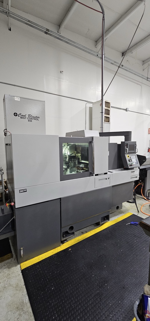 Citizen Model A32-2M7P, 7 Axis Swiss Style Lathe, 2015 - Edge C-332 Bar Feeder, CB 510 Mist Control - Image 2