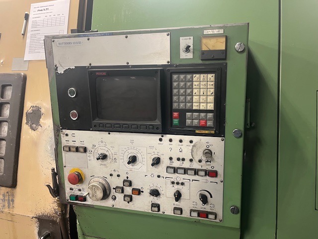 Mori Seiki SL-35A CNC Lathe, 1988 - Tailstock, Chip Conveyor - Image 2