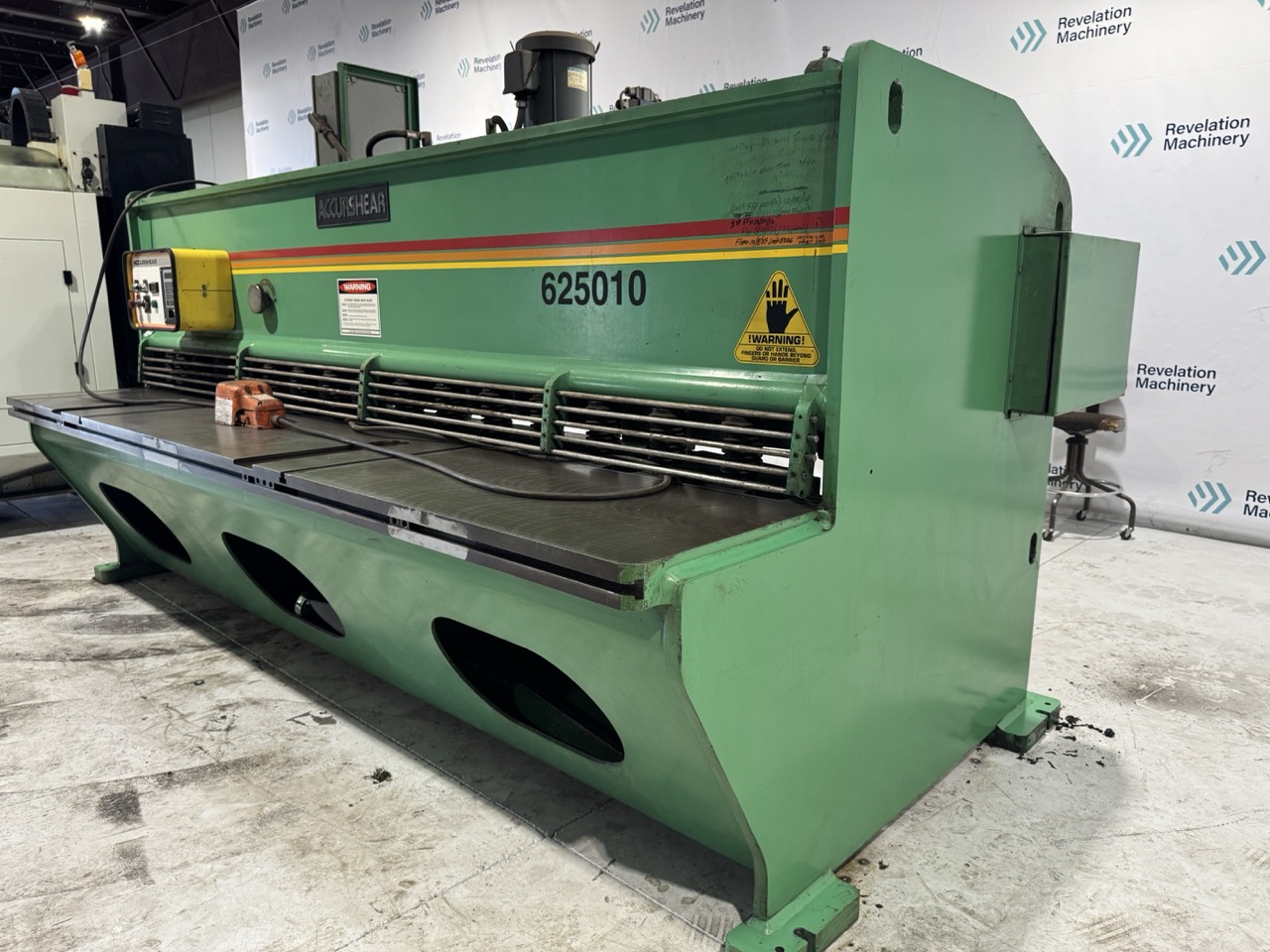 1/4" x 10' ACCURSHEAR 625010 HYDRAULIC SHEAR, 1995 - Image 2