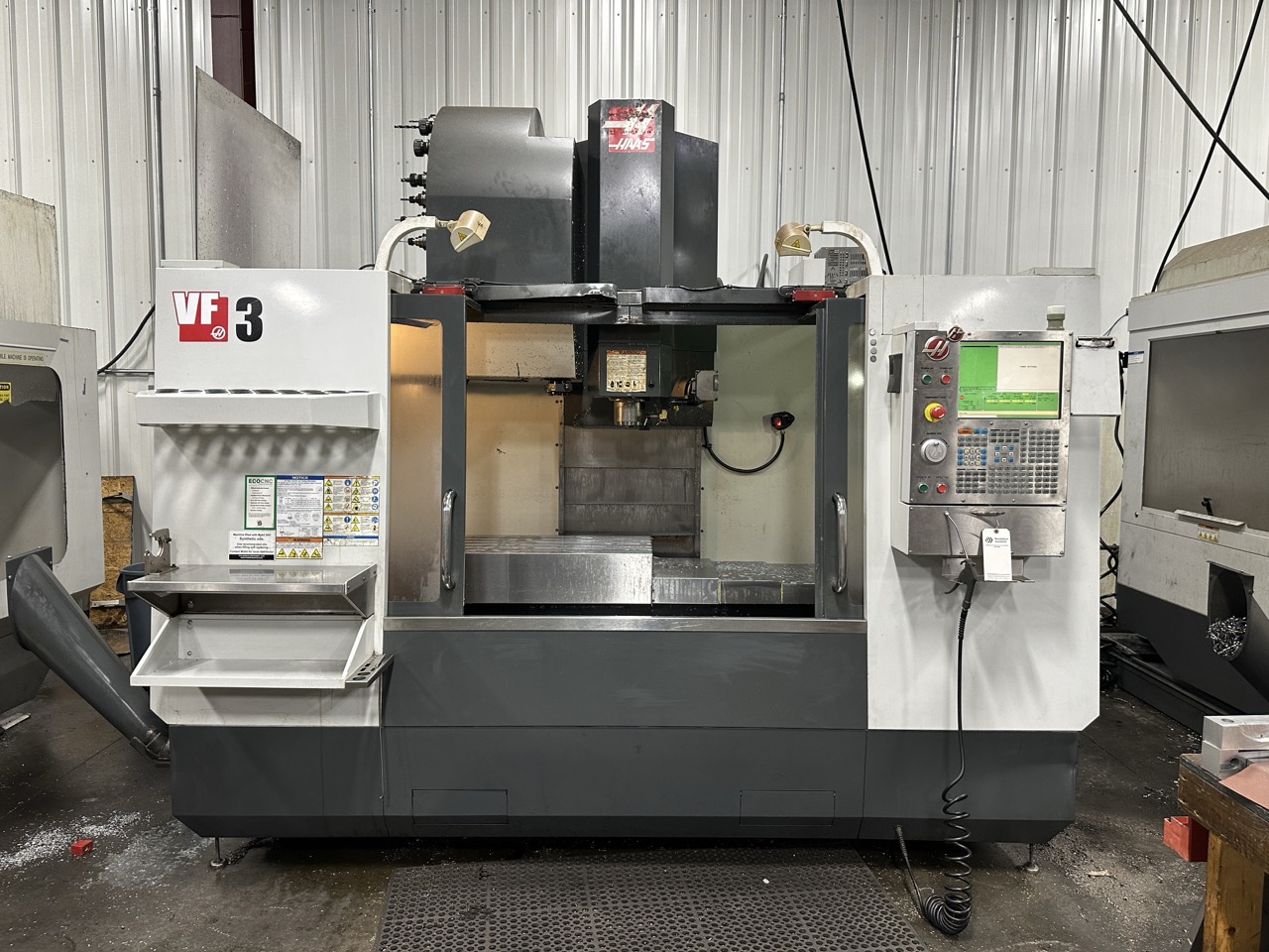 Haas VF-3 CNC VMC, 2011 - WIPS, 40 Station Side-Mount, High-Pressure Coolant - Image 2