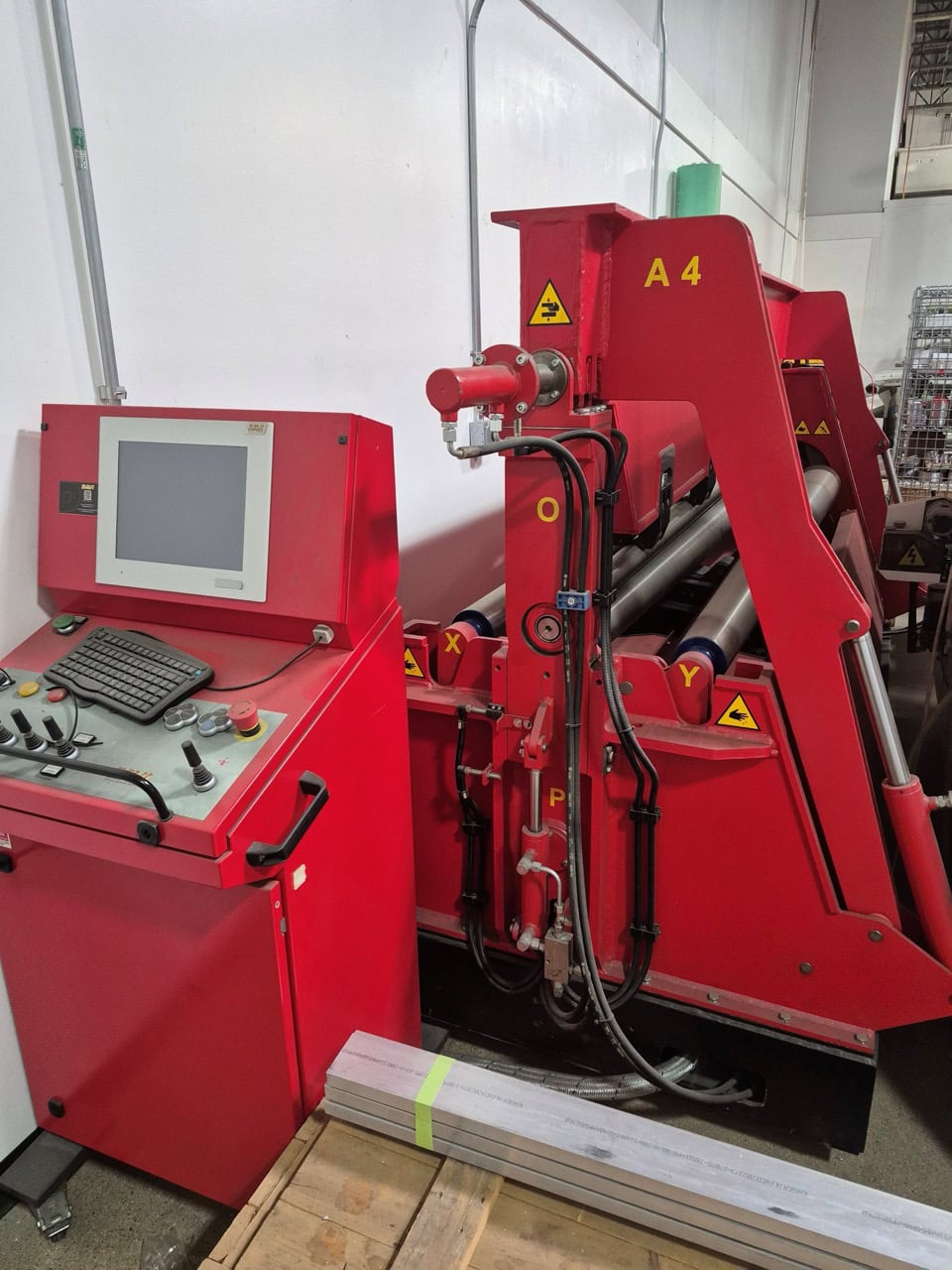 .71" Davi MCB-TRSB-CON 2518/RR 4-Plate CNC Plate Roll, 2018 - Image 2