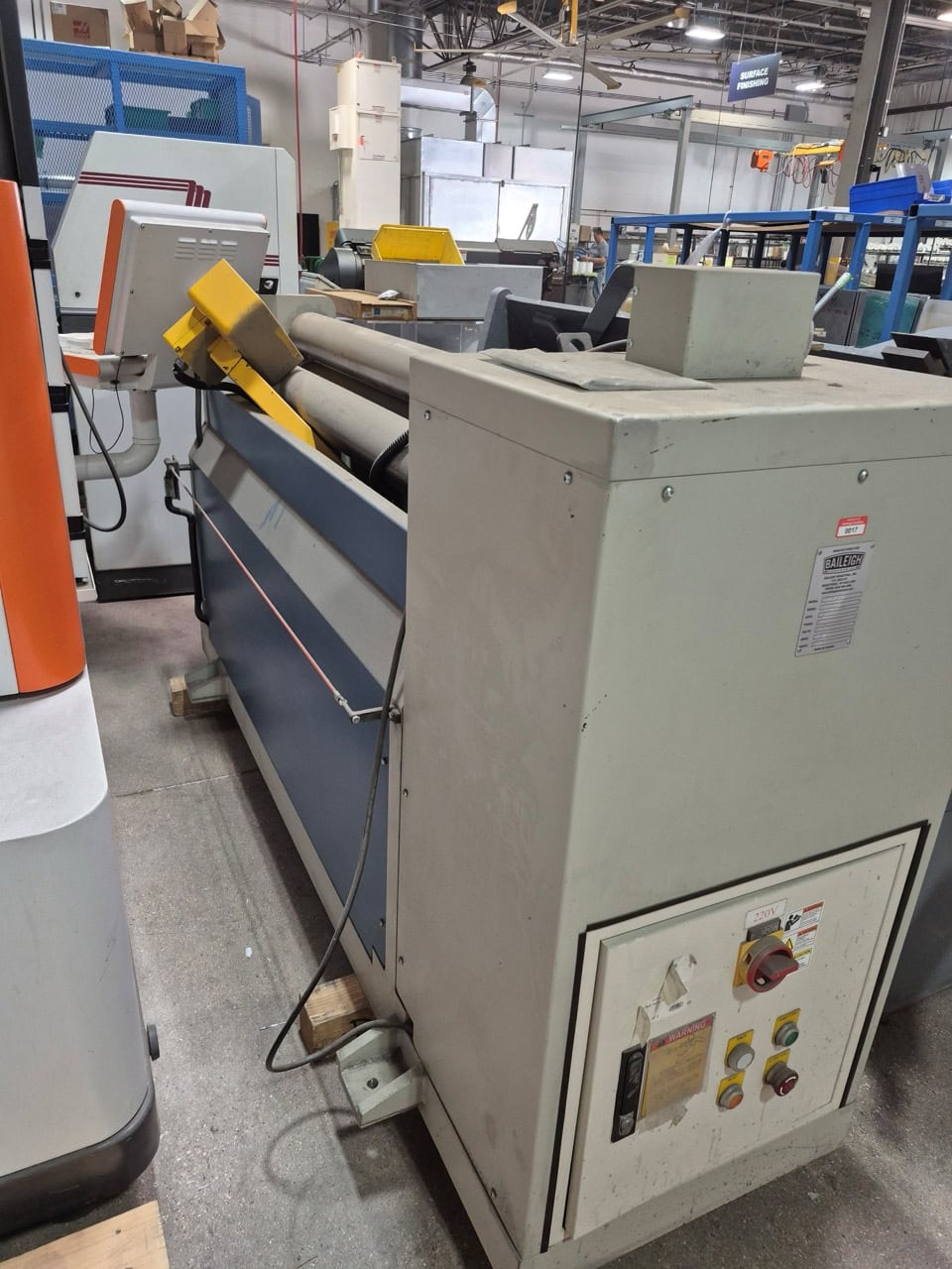 Baileigh PR-510 3-Roll Hydraulic Plate Roller, 2015 - Image 2