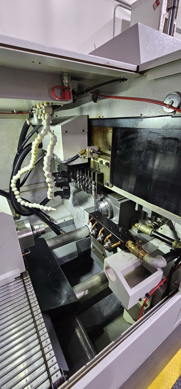 Citizen Model A32-2M7P, 7 Axis Swiss Style Lathe, 2015 - Edge C-332 Bar Feeder, CB 510 Mist Control - Image 5