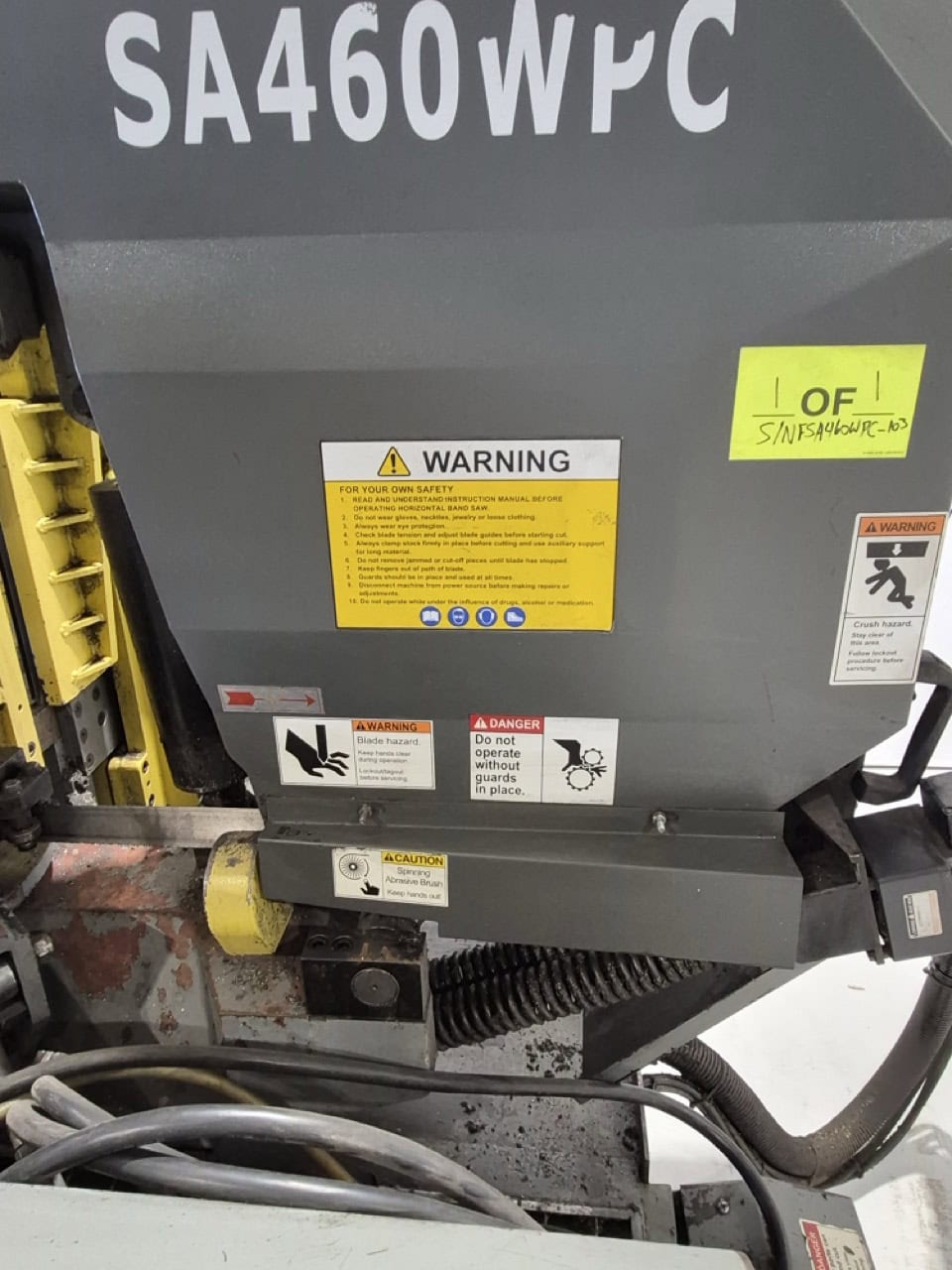 24" X 15" MARVEL SA460WPC Automatic Horizontal Band Saw 2017 - Image 6