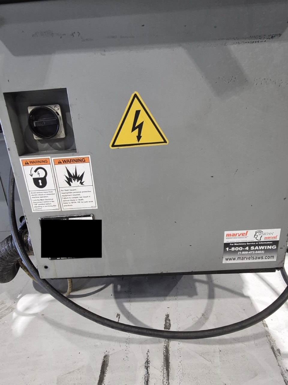 24" X 15" MARVEL SA460WPC Automatic Horizontal Band Saw 2017 - Image 9